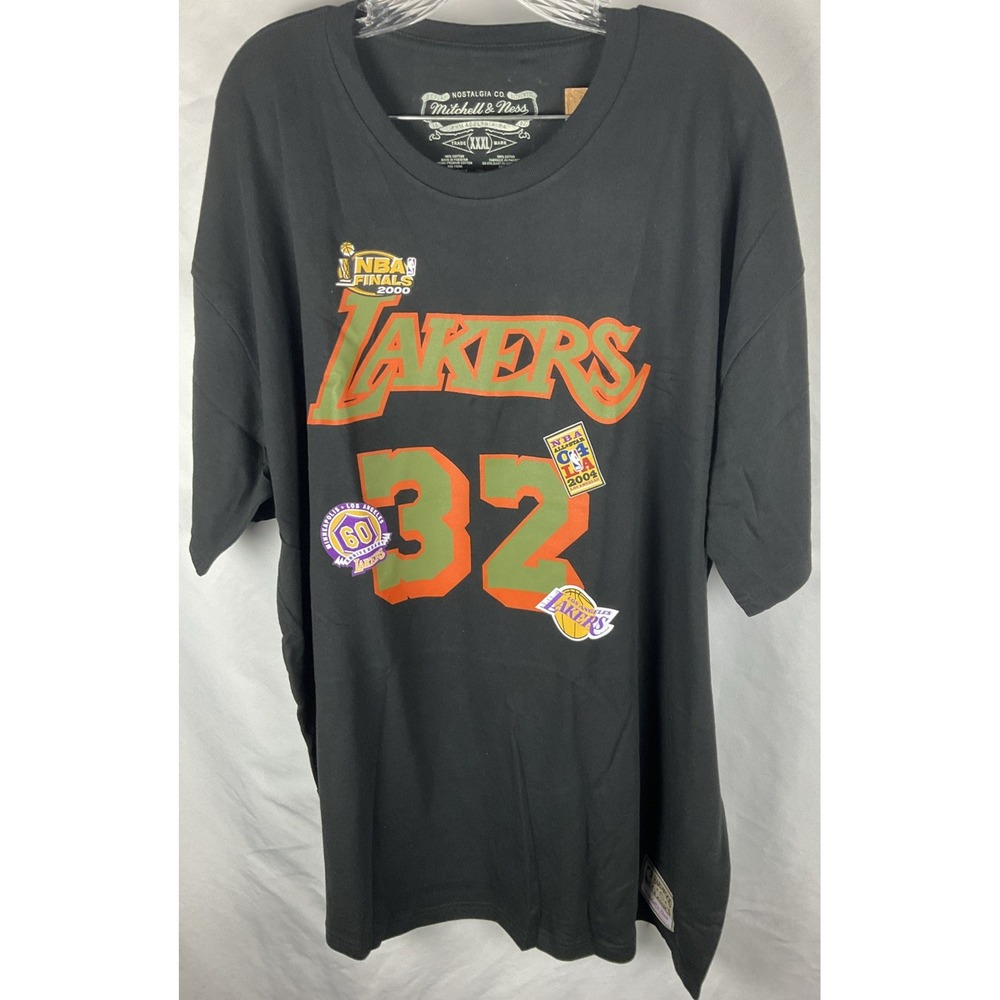 Los Angeles Lakers Mitchell & Ness Mens 3XL NBA Finals Magic Johnson 32 T- Shirt